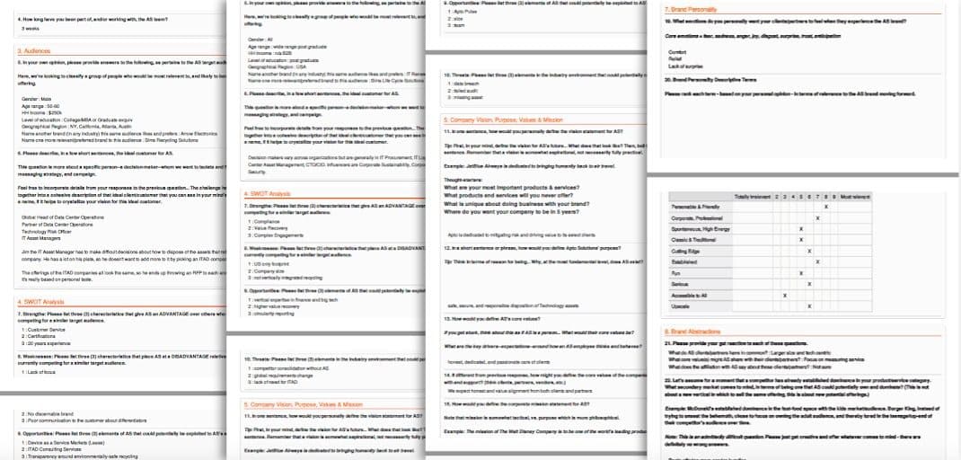 Foundational Messaging Brief