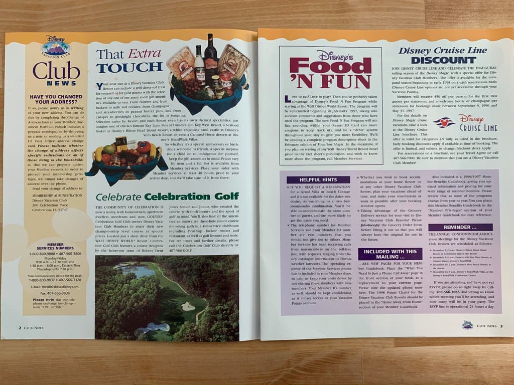 Club News spread