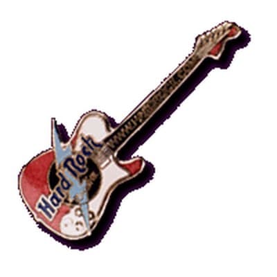 Guitar pin, www.hardrock.com down the neck