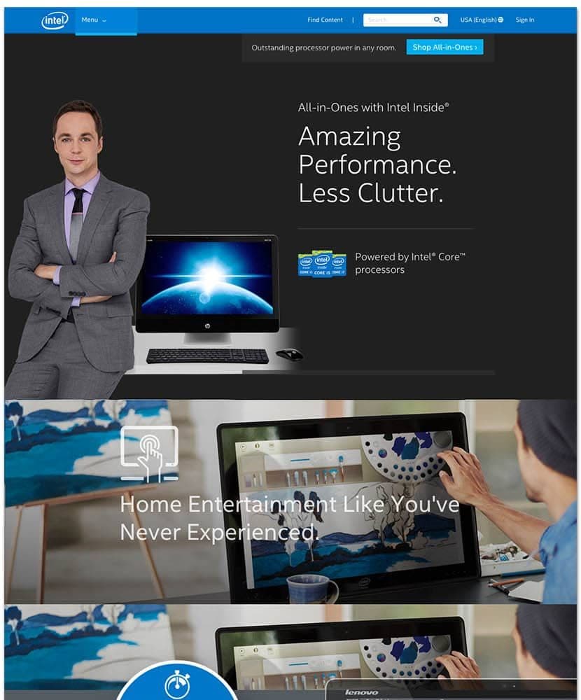 All-in-One product section