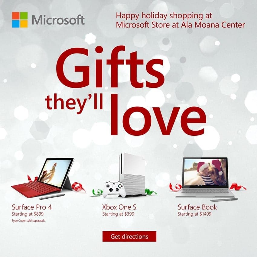 Holiday e-blast, Ala Moana Center