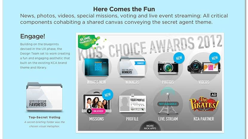 Here comes the fun: the home screen