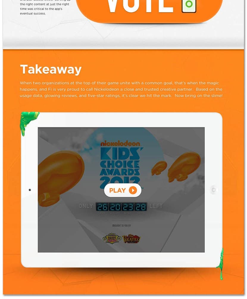 The takeaway