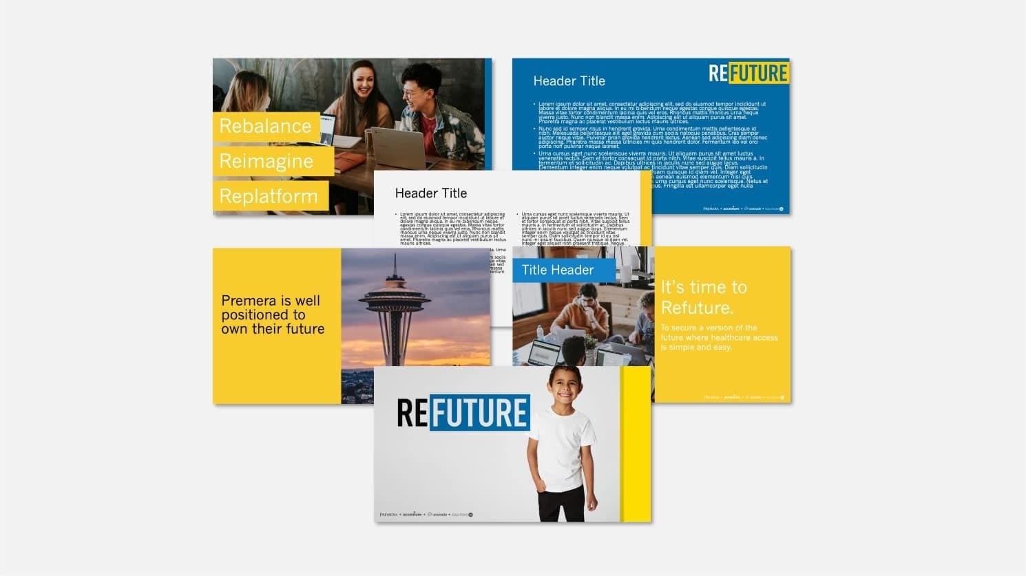 Premera pitch deck, page
