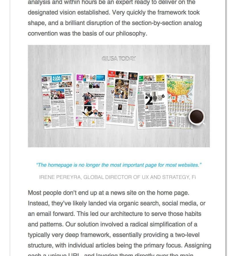 The pages