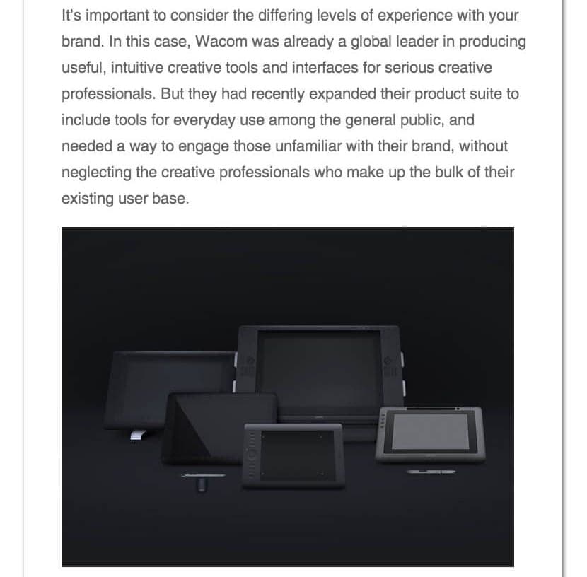 The product lines
