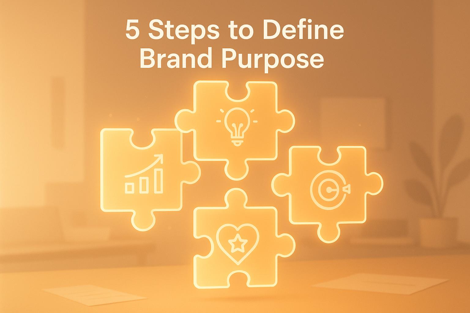 5 Steps to Define Brand Purpose